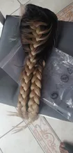 Anogol-trenzas dobles prearrancadas pelo sintético con malla frontal y pelo de bebé, color negro, marrón, raíces oscuras, Rubio degradado