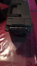 Caja de plástico para munición caja de almacenamiento estilo militar, ligera, de alta resistencia, accesorio para munición, caja de almacenamiento táctica, caja de balas