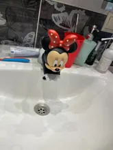 Disney Mickey Minnie extensor de dibujos animados de los niños de niño manija del fregadero bebé grifo del baño de los niños lavarse las manos de la herramienta
