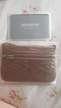 GENODERN-monedero Vintage Crazy Horse de cuero genuino para hombre, monedero con cremallera de cuero genuino, soporte de llave Retro, monedero pequeño