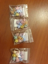 Bopoobo-Cuentas de silicona para dentición, accesorios para dentición, mordedor de estrella de silicona con perlas de grado alimenticio, mordedor, 40 uds.
