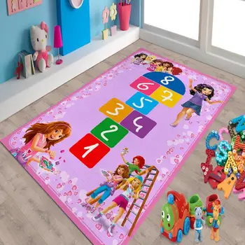 Lego Friends And Hopscotch Non Slip Floor Carpet, Teen's Carpet 
Lego Friends And Hopscotch Non Slip Floor Carpet, Teen's Carpet