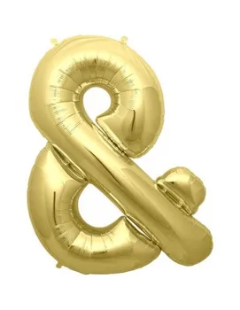Balloon Letter & 86cm Gold-Foil Polyamide-NSB00900 
Balloon Letter & 86cm Gold-Foil Polyamide-NSB00900