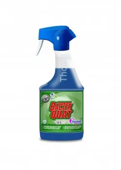 Case 6u BACTERQUAT sprayer 750ML. CLEANER bactericide PH neutral product bactericide triple action. 
Case 6u BACTERQUAT sprayer 750ML. CLEANER bactericide PH neutral product bactericide triple action.