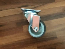 8 unids/set de ruedas para muebles de 50mm ruedas de ruedas giratorias con 360 grados de la placa superior ruedas de sillas de oficina