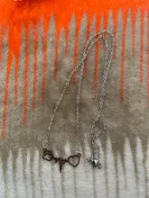 DOTIFI-collar de acero inoxidable para mujer, colgante de corazón de amor, joyería de compromiso, Color dorado y plateado