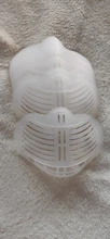 Soporte para mascarilla 3D, apoyo para la boca, ayuda a respirar, cojín interior, soporte de silicona de grado alimenticio, transpirable, 1 unidad