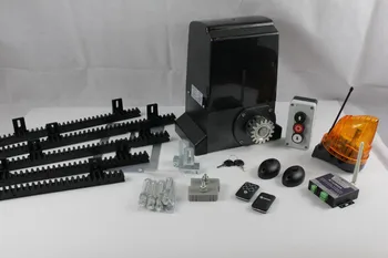 JY-1500ACP Sliding gate operator kit with control unit and 2 remote controls, mounting plate
JY-1500ACP Sliding gate operator kit with control unit and 2 remote controls, mounting plate
