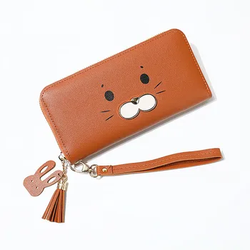 Women Wallet Hand Holding Wallet Leather Long Section 2019 Solid Color Large Capacity Zipper Coin Purse Female Wallet
Women Wallet Hand Holding Wallet Leather Long Section 2019 Solid Color Large Capacity Zipper Coin Purse Female Wallet