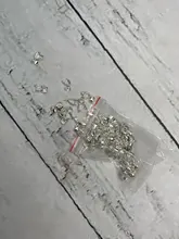 50 unids/lote 5x14mm 6x17mm 8x20mm 7 colores colgantes plateados broches conectores cuentas de cobre cuentas de bola hallazgos de joyería