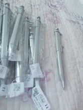 Pluma de plástico multifunción de 0,5mm, bolígrafo de Calibre Vernier, escarificador, instrumento de escritura, papelería, 1 ud.