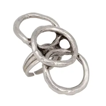 Women's ring dimensionless three circles (54977) 
Women's ring dimensionless three circles (54977)