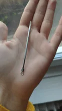 1 ud. Utensilio para quitar espinillas y granos de acné de comedona de plata de 80mm agujas inoxidables para eliminar limpiador de poros herramientas de belleza
