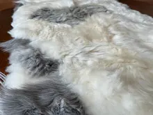 Genuina piel de oveja placas DIY material prendas de piel manta caliente chico de piel de cordero alfombra natural alfombras