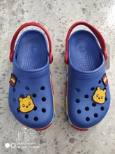 De moda niño niña playa zapatillas Sandalias de verano zapatos para niños con dibujos animados EVA resistencia transpirable antideslizante bebé