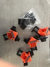 Abrazadera de ángulo recto para carpintería, clips de fijación de 90 grados en material de plástico para el refuerzo de gabinete y la conexión de reparación de muebles