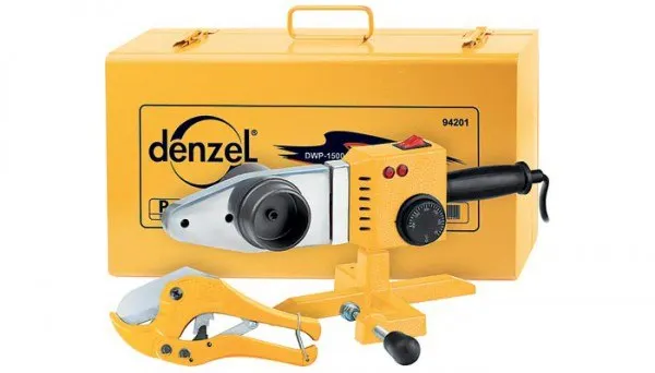 Аппарат для сварки пластиковых труб DWP-1500 DENZEL | Инструменты