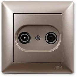 PnpnElectrıc Gns Visage Ambiance Metallic Beige Terminated Satellite Socket (TV-Sat) TV-SAT Socket Ending
PnpnElectrıc Gns Visage Ambiance Metallic Beige Terminated Satellite Socket (TV-Sat) TV-SAT Socket Ending