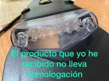 Luz de motocicleta Enduro para CRF YZ CR EXC WRF 250 400 426 450 Tial, 12 LED, parada de freno, guardabarros trasero