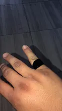 Anillo de Color dorado grueso clásico para hombre, accesorios de dedo para fiesta de cóctel, joyería, diseño estable, regalo de cumpleaños