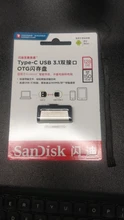 Flash-Drive Extreme Sandisk-Pen Drive128gb SDDDC2 Type-C Dual USB3.1 16GB 256GB Otg Usb