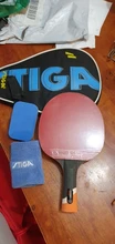 STIGA professional Carbon 6 estrellas, raqueta de tenis de mesa para raquetas ofendidas raqueta deportiva Ping Pong raqueta granos in
