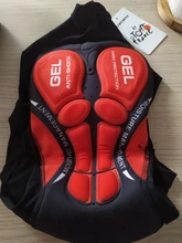 KUWOMAX-Camiseta de ciclismo para hombre, pantalones cortos de ciclismo de montaña con almohadilla de Gel 5D, a prueba de golpes, ropa interior de Gel 9D