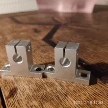 Bloques laterales de rodamiento lineal para impresora 3D, soportes de mesa XYZ CNC, SK8, SK10, SK12, SK16, SK20, SK25, SH8A, 8mm, 1 unidad