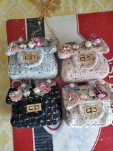 Moda lindo chica bandolera de hombro niños bolso de cadena, bolso de niño niña bolsas princesa Cruz cuerpo, bolso