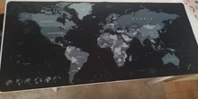 Alfombrilla de ratón grande para Gaming alfombrilla grande para el ratón, alfombrilla de ratón para ordenador, alfombrilla tallada para mapa del mundo, alfombrilla para teclado de escritorio