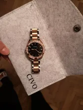 CIVO-relojes de acero inoxidable para mujer, pulsera de esfera de diamante resistente al agua, analógicos de tres manos, de cuarzo