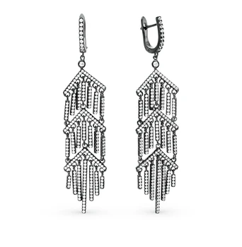 Silver earrings with cubic zirconia sunlight sample 925 test
Silver earrings with cubic zirconia sunlight sample 925 test