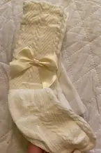 Pantis de malla con lazo para bebés, medias ajustadas de algodón para chico de 0 a 4 años, primavera y otoño