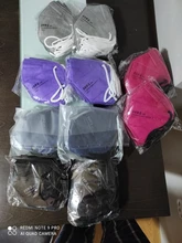 Mascarilla ffp2mascarilla FPP2 Homologada, máscara respiratoria noir, Color Azul Marino