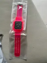 + Correa de reloj Apple apple Watch banda 44mm 40mm 42mm 38mm accesorios correa de silicona blanda transparente Apple watch Serie 6 iPhone 5 4 3