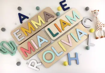 Personalized Name Puzzles For Toddlers 1 Year Old Girl Gift Montessori Wood Toys Newborn Boy Baptism Gift Baby Letter Puzzles
Personalized Name Puzzles For Toddlers 1 Year Old Girl Gift Montessori Wood Toys Newborn Boy Baptism Gift Baby Letter Puzzles