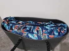 Inserto de forro interior para bolsa de Obag, Mini insertos clásicos para interior O bolso de silicona, resistente al agua, borde Floral