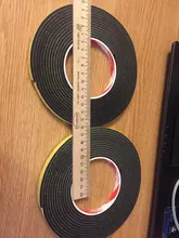 Anti-Collision-Seal-Strip Sponge Foam-Rubber Single-Side-Tape Strong-Eva Thick Black