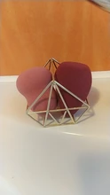 Estante de esponja para maquillaje, soporte de secado de esponja para maquillaje, soporte para esponja de Metal