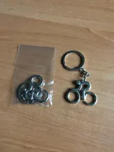 Uds/2 uds Deporte Hombre llavero de Metal bicicleta ciclismo llavero ciclismo clave cadenas accesorios de colgar