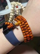 Pulsera de madera de sándalo con cuentas de oración para hombre y mujer, colgante de varias capas, amuleto tibetano budista, meditación, Yoga, suerte, 108