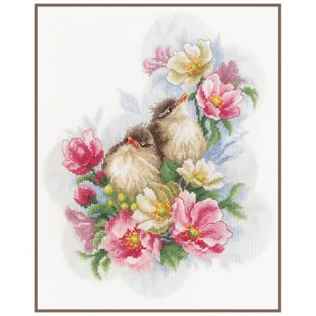 Pn-0185003 set for embroidery lanarte 'birds on a flower Ham '28x33 cm
Pn-0185003 set for embroidery lanarte 'birds on a flower Ham '28x33 cm