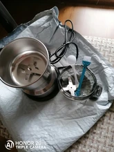Molinillo de café eléctrico multifuncional para el hogar, máquina trituradora de granos de cereales, nueces, especias, café, enchufe europeo de 220V