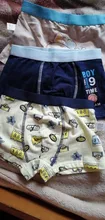HH 3 unids/set de algodón puro niños calzoncillos de estilo Boxer niños bragas acogedor ropa interior de dibujos animados medio pequeño medias para niños pantalones cortos de niño