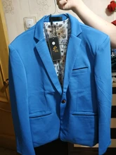 FGKKS-Chaqueta de lujo entallada para hombre, nueva moda de primavera, traje Masculino