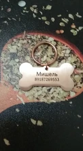 Etiqueta de identificación personalizada antipérdida para mascotas, Nombre de mascota grabado, Tel para Collar de cachorro de gato, accesorios para mascotas, Etiqueta de perro personalizada