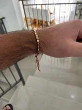 Pulsera de cobre tibetano hecha a mano para mujer y hombre, cadena de cuerda ajustable, pulseras trenzadas de Color dorado, joyería Vintage Bohemia, regalo