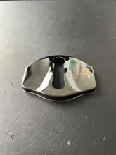 Cubierta de hebilla de bloqueo de puerta de coche, pegatinas 3D, accesorios para tesla model 3, modelo X y, decoración