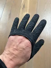 Guantes antideslizantes de látex para pesca, protectores de mano antideslizantes con cierre magnético para pescar, 1 unidad