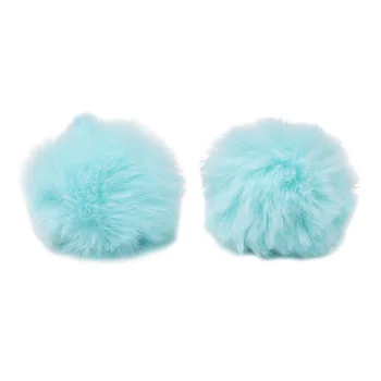 Pompon made of artificial fur (rabbit), d-6cm, 2 pcs/pack (C St. turquoise)
Pompon made of artificial fur (rabbit), d-6cm, 2 pcs/pack (C St. turquoise)